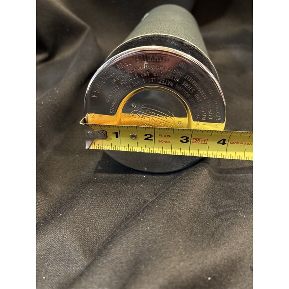 VTG Aladdin Stanley Thermos A-944C Quart No. 100 Cup No. 11 Stopper Green Steel - Picture 15 of 15